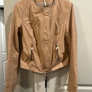 Free People nudeFaux-Leather Jacket. See all pics